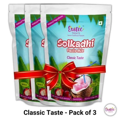 Classic Taste - Solkadhi Paste Mix By Exotic Treats - Pack of 3