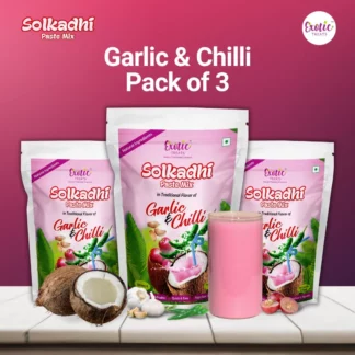 Garlic & Chilli Flavor - Solkadhi By Exotic Treats - Pack of 3